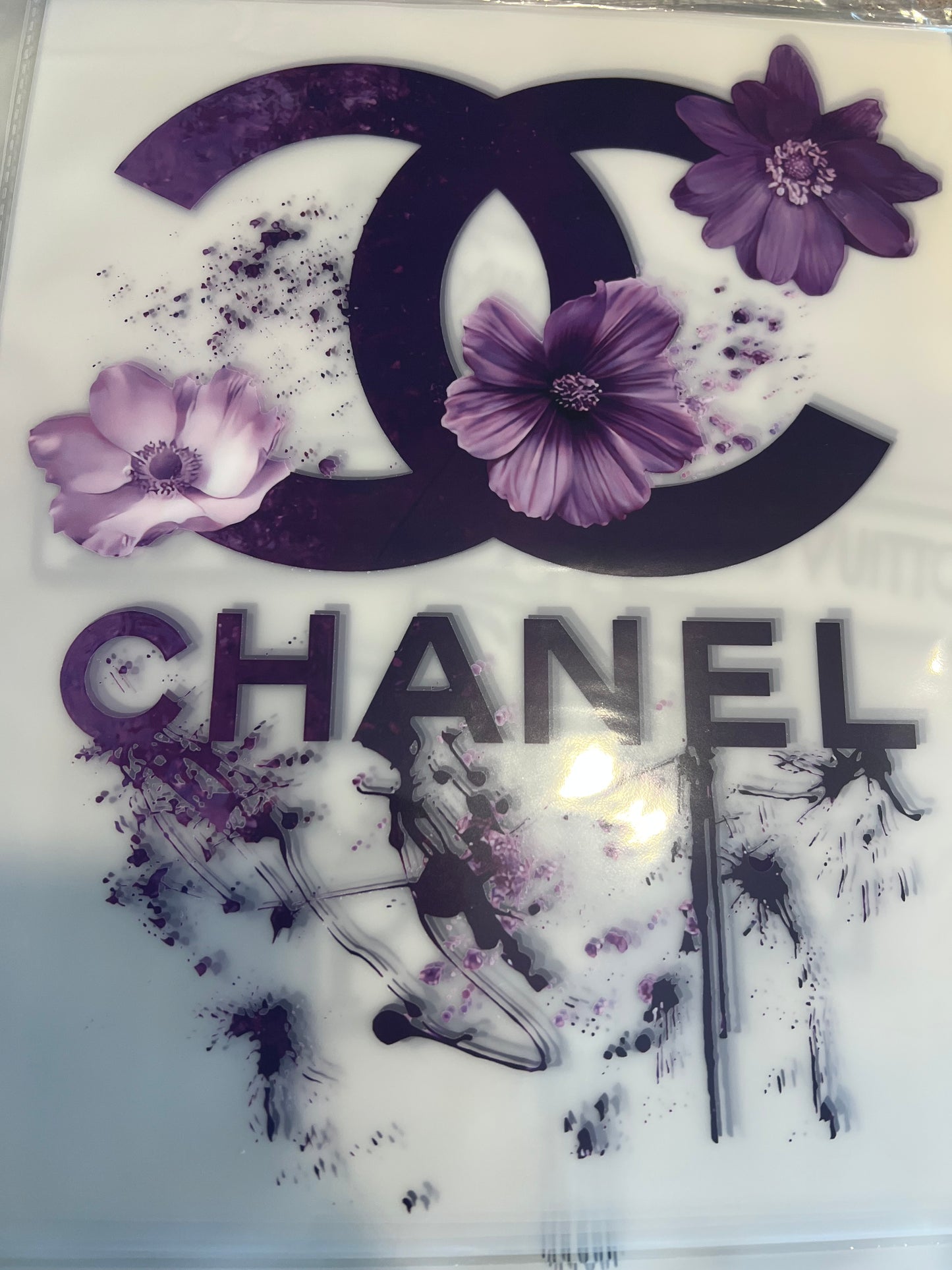 Purple Floral CC