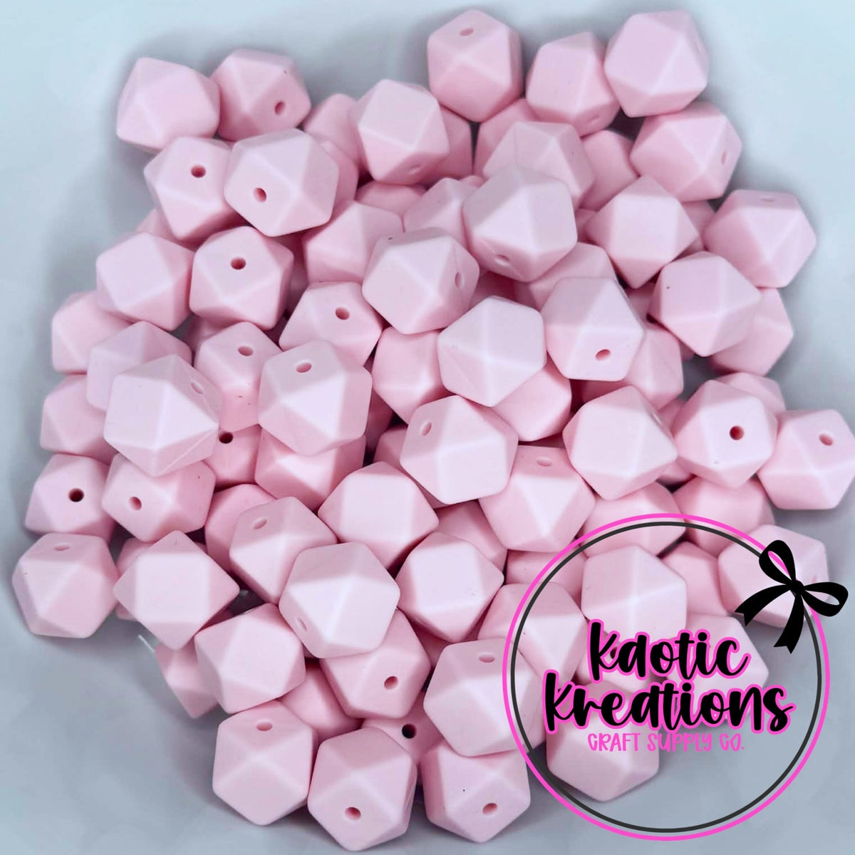 14MM HEXAGON PINK LEMONADE #87 (10ct)