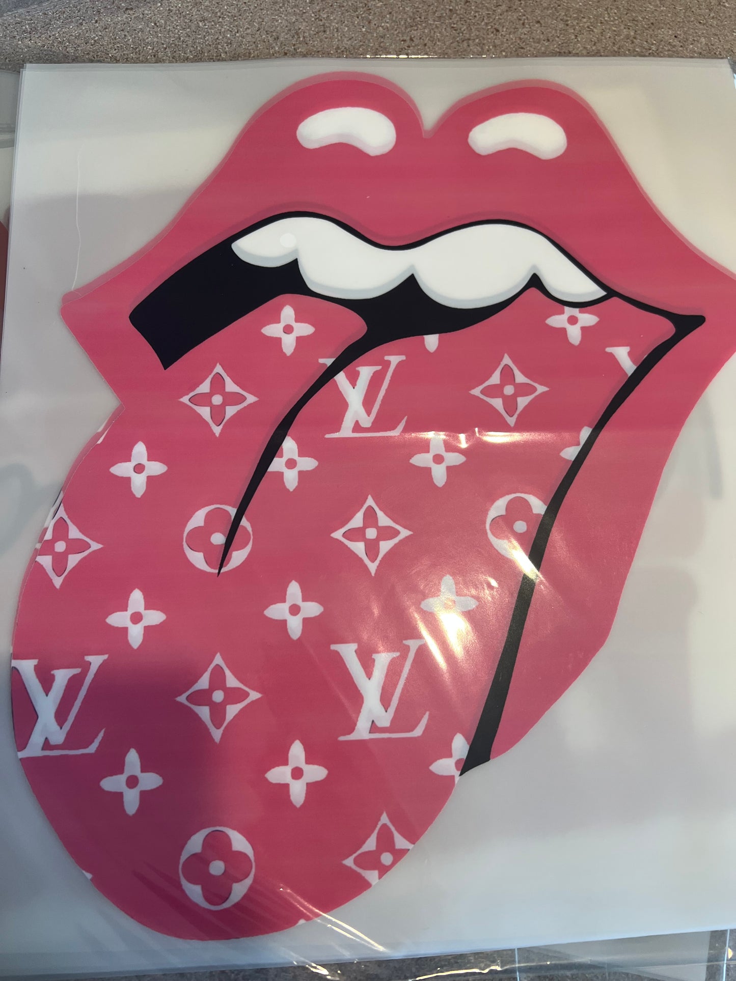 Pink LV Lips