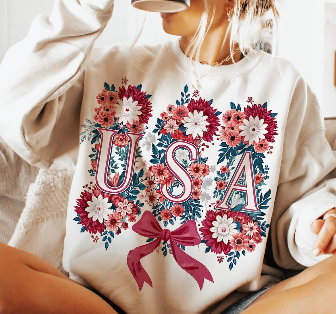 USA Floral DTF