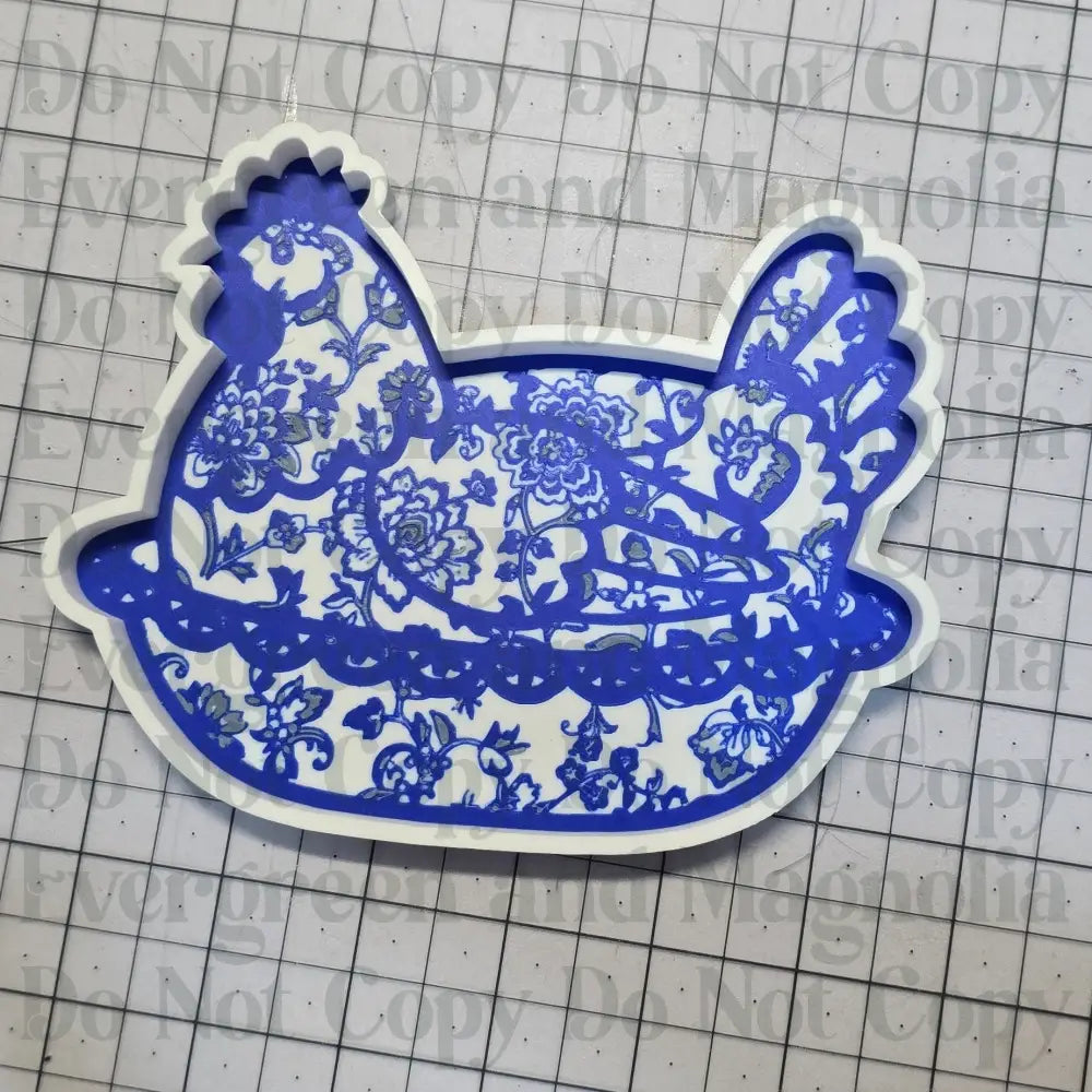 Antique hen Catch all Tray