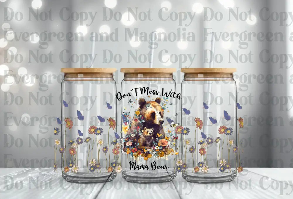 Mama bear floral