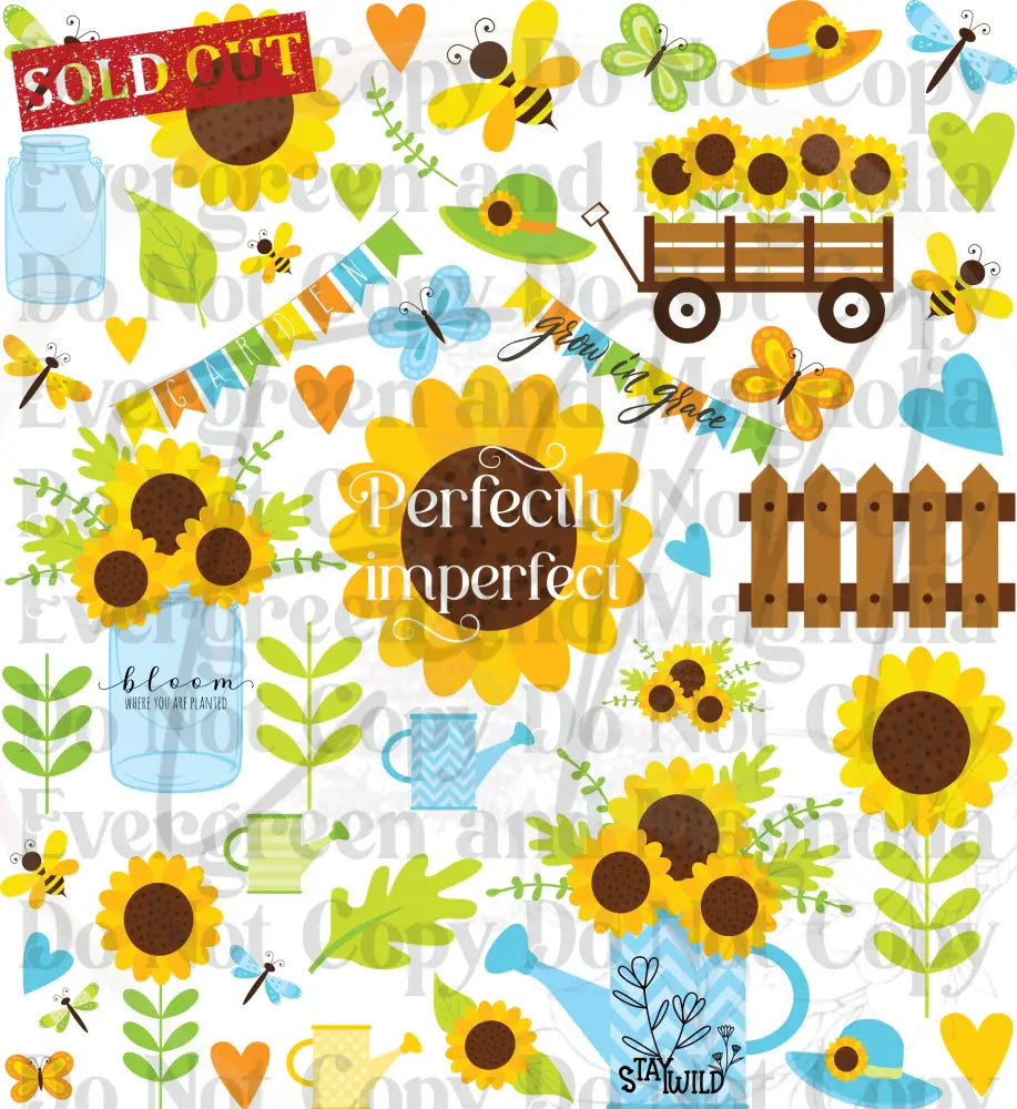 Perfectly Imperfect 11x12 Gang Sheet
