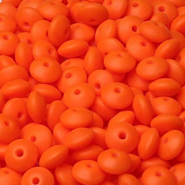 #8 12MM LENTIL SAFETY ORANGE (10ct)