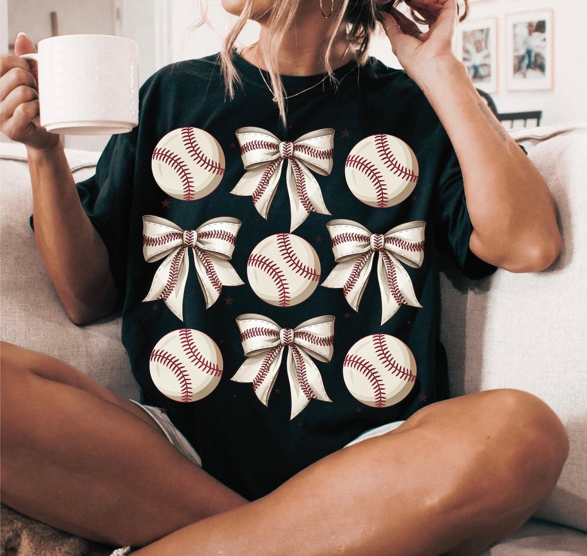 Baseball Bows DTF