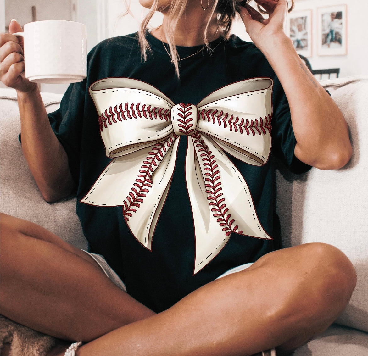 Baseball Bow DTF