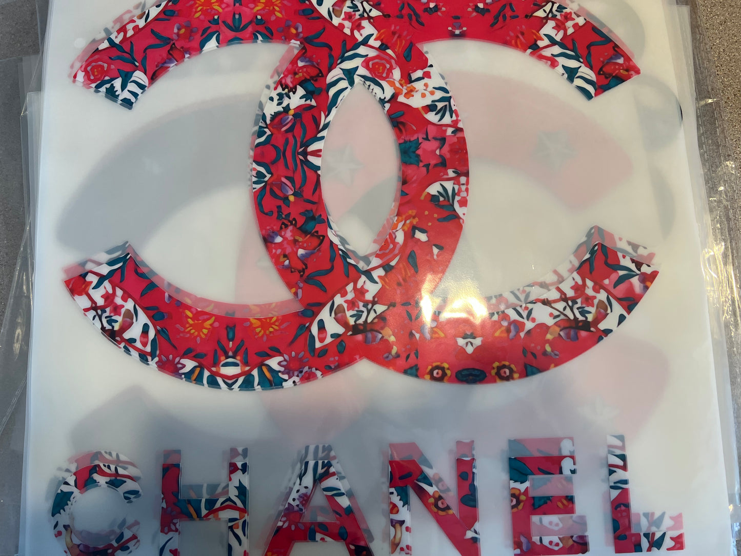 Red Floral CC