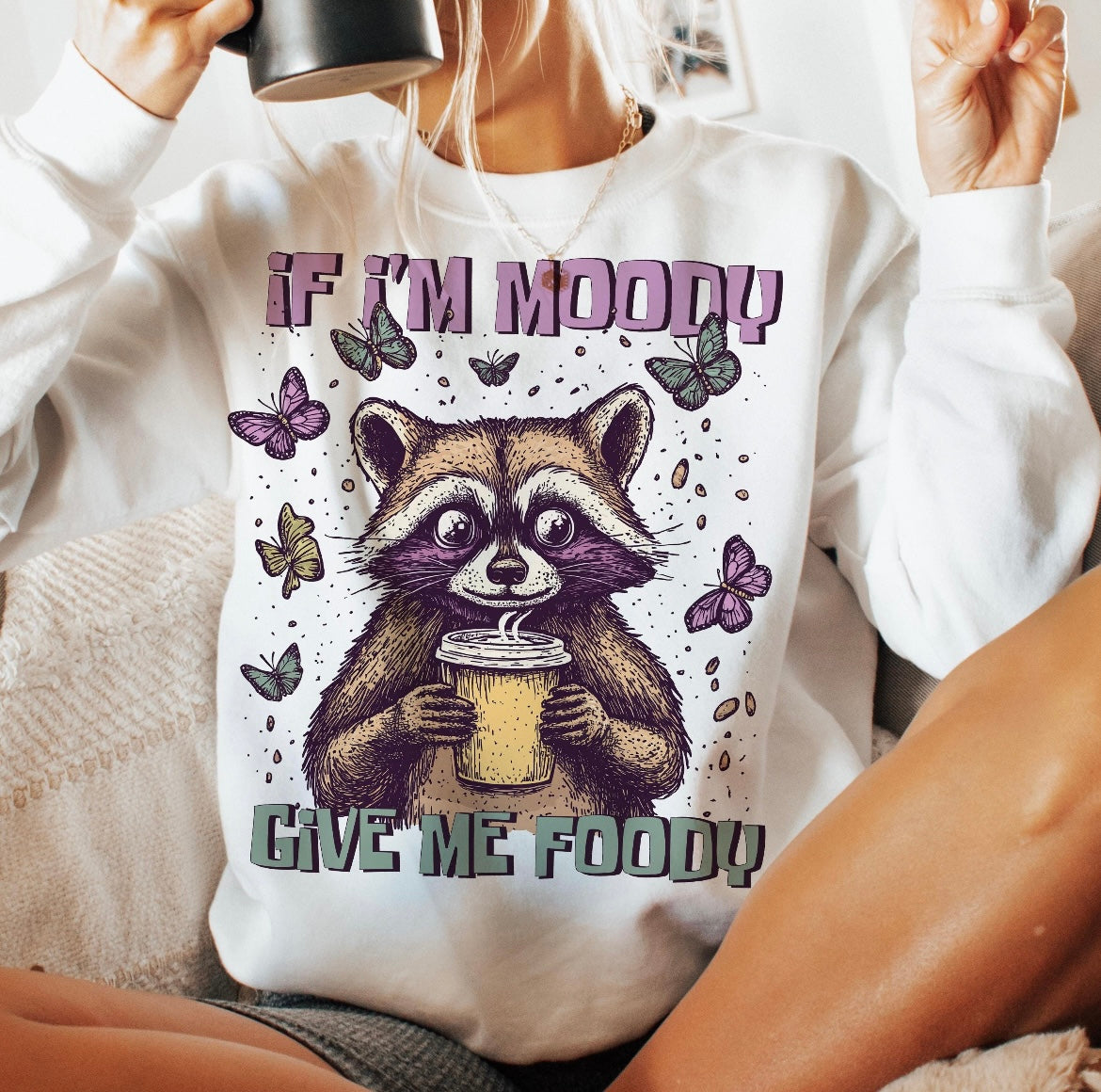 Moody Raccoon DTF