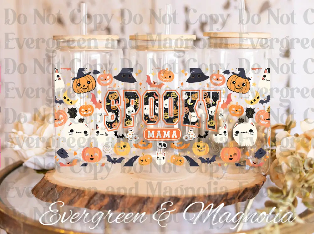 Cute Halloween 16oz UvDTF Wrap Bundle