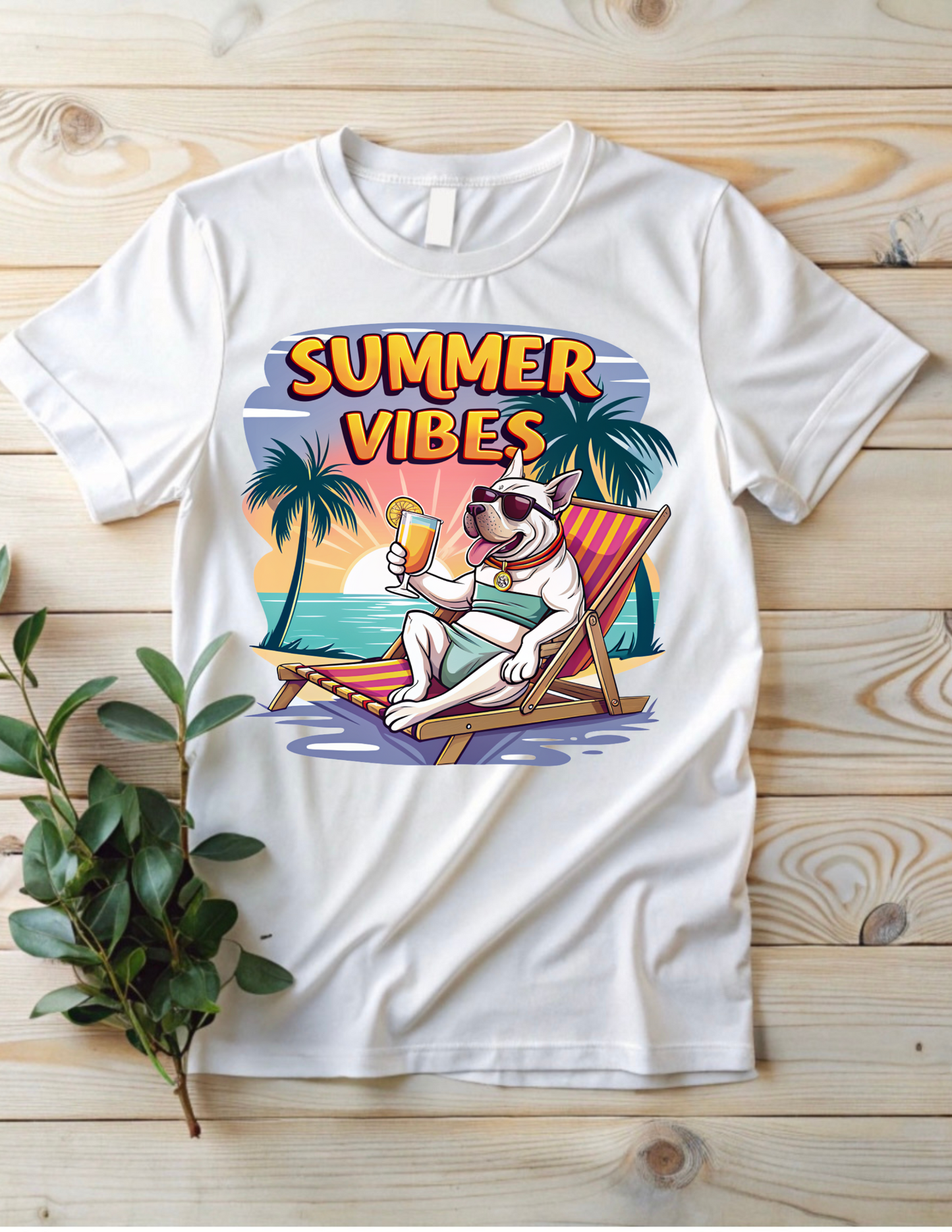 Summer Vibes Dog DTF