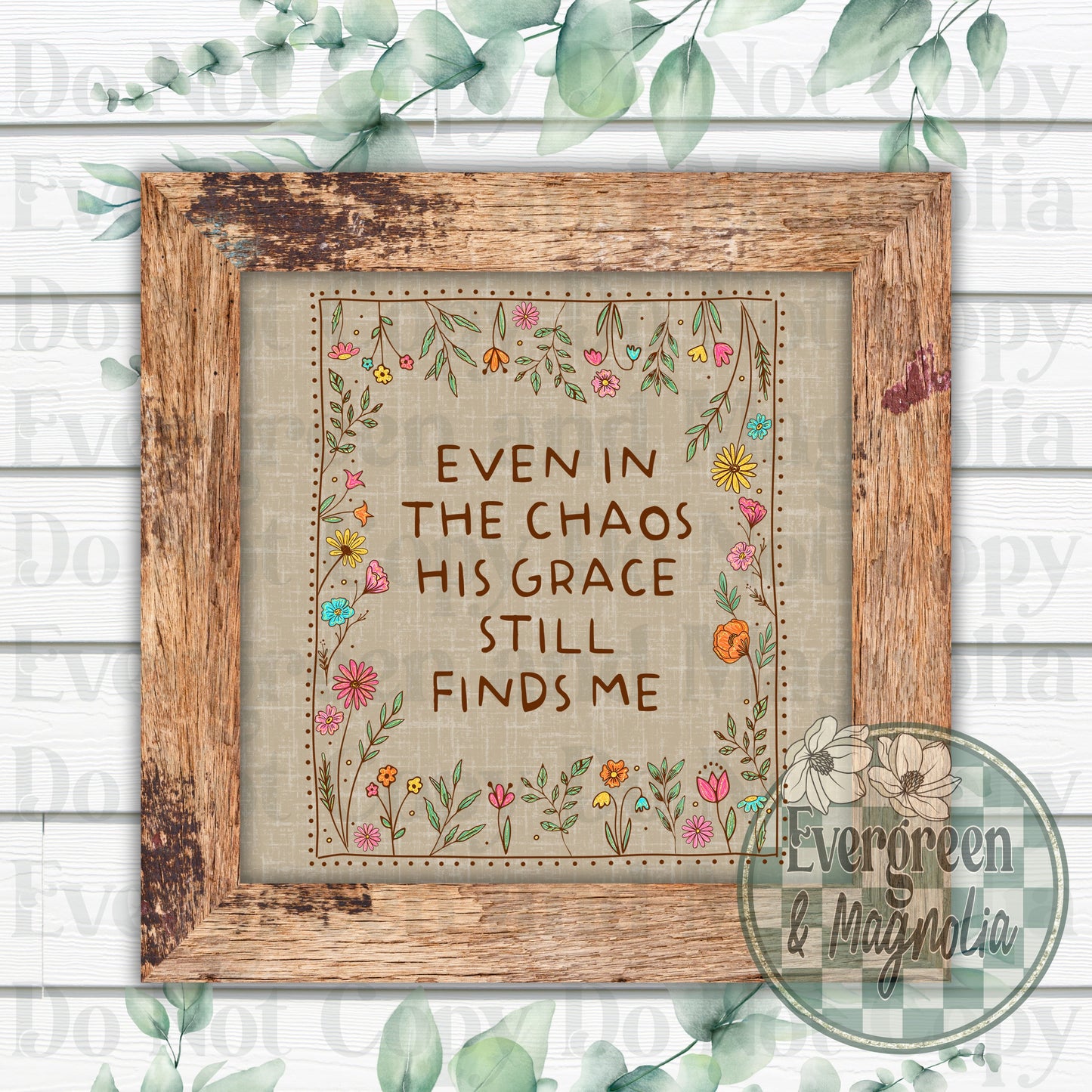 Even in the chaos