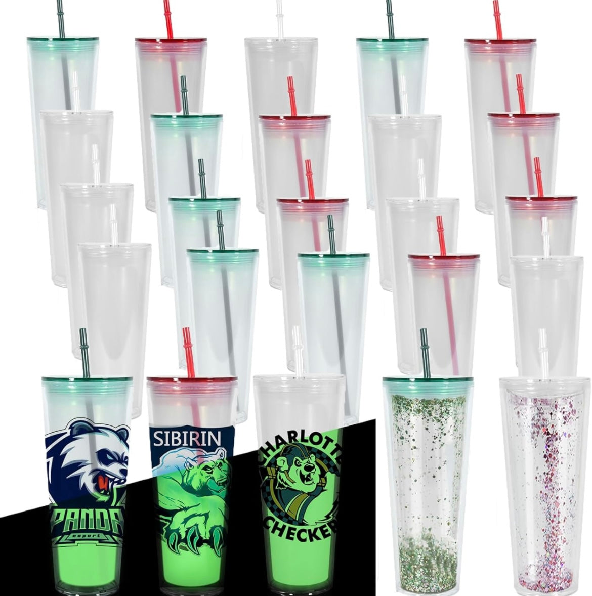 24OZ Snow Globe Tumbler
