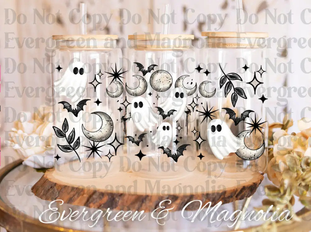 Ghost and Moon