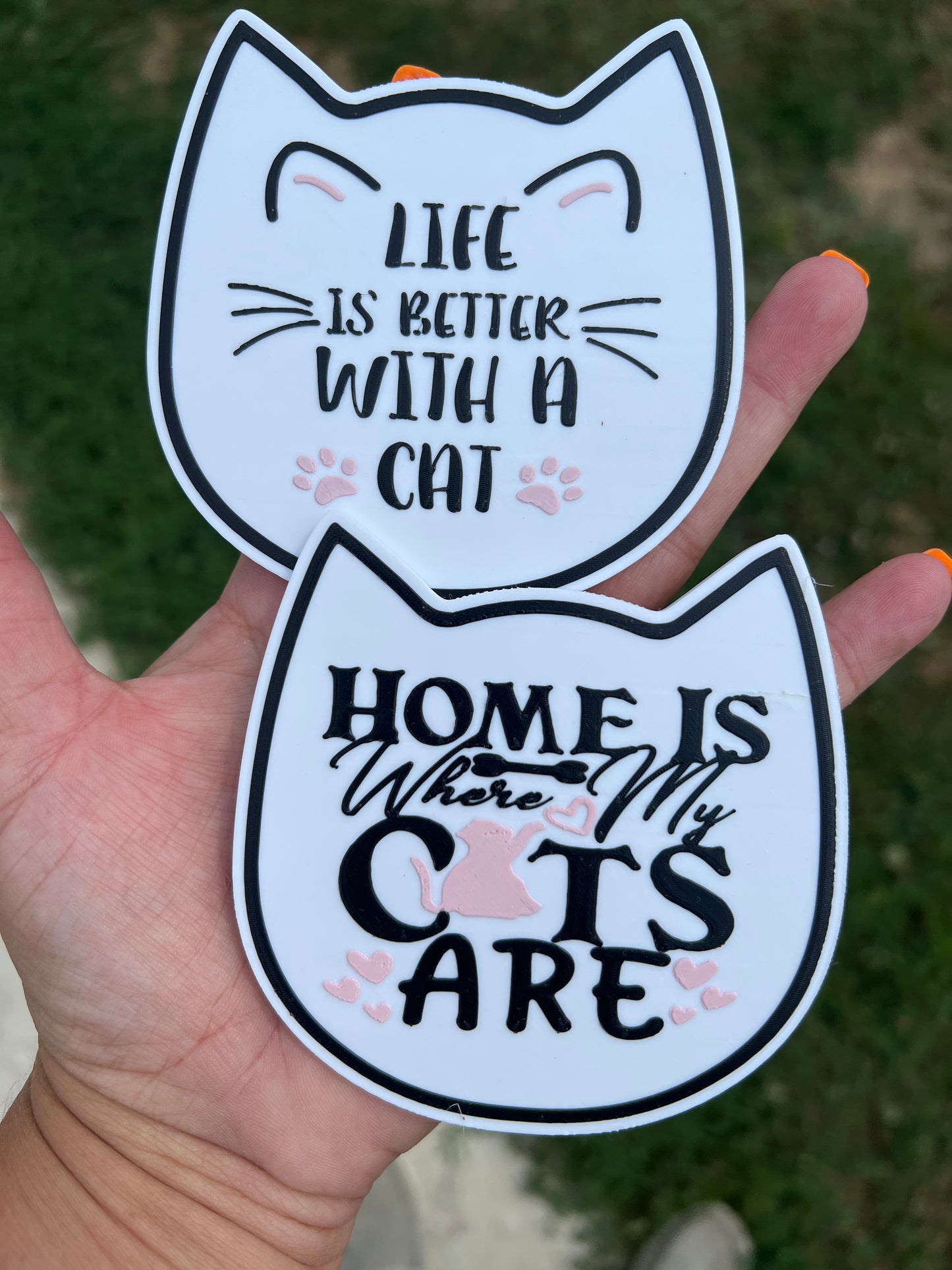 Cat Coaster Set - 3D Printed