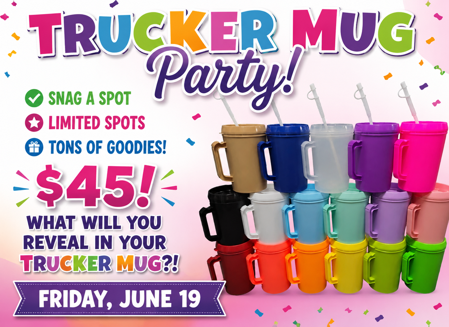 Trucker Mug Party!
