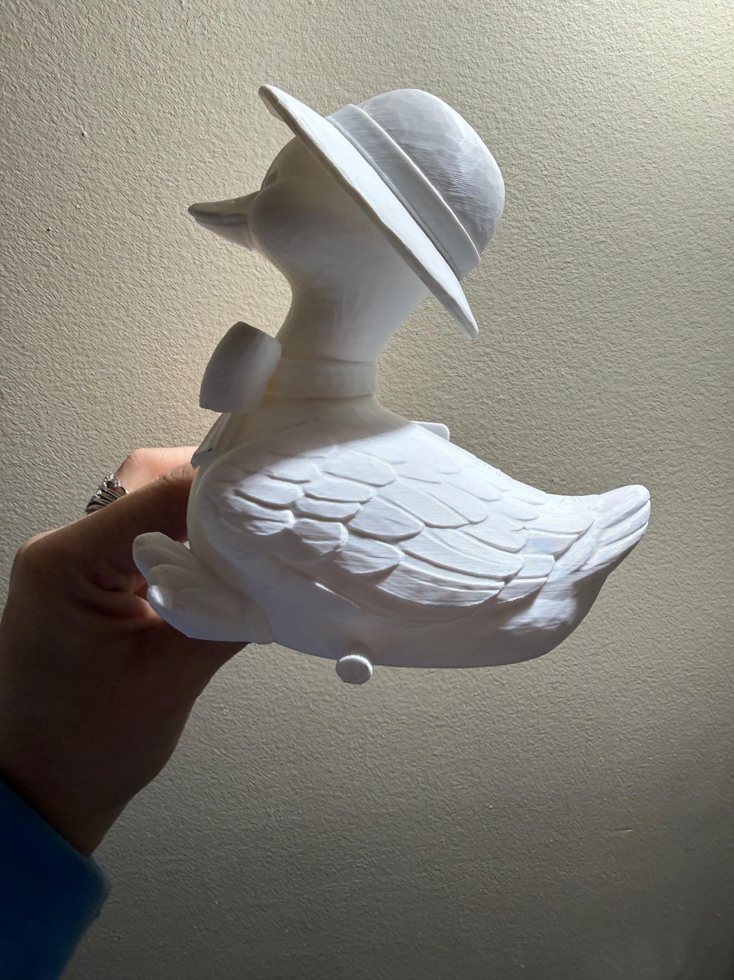 Goose w/Bonnet Sponge Holder