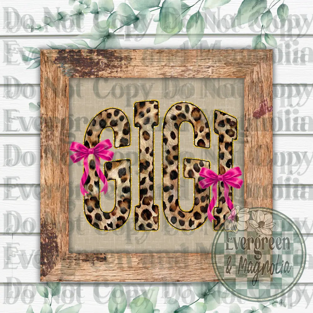 Leopard bow gigi