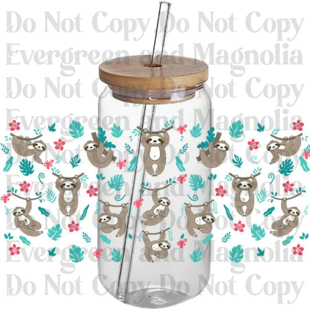 Sloth & Flowers