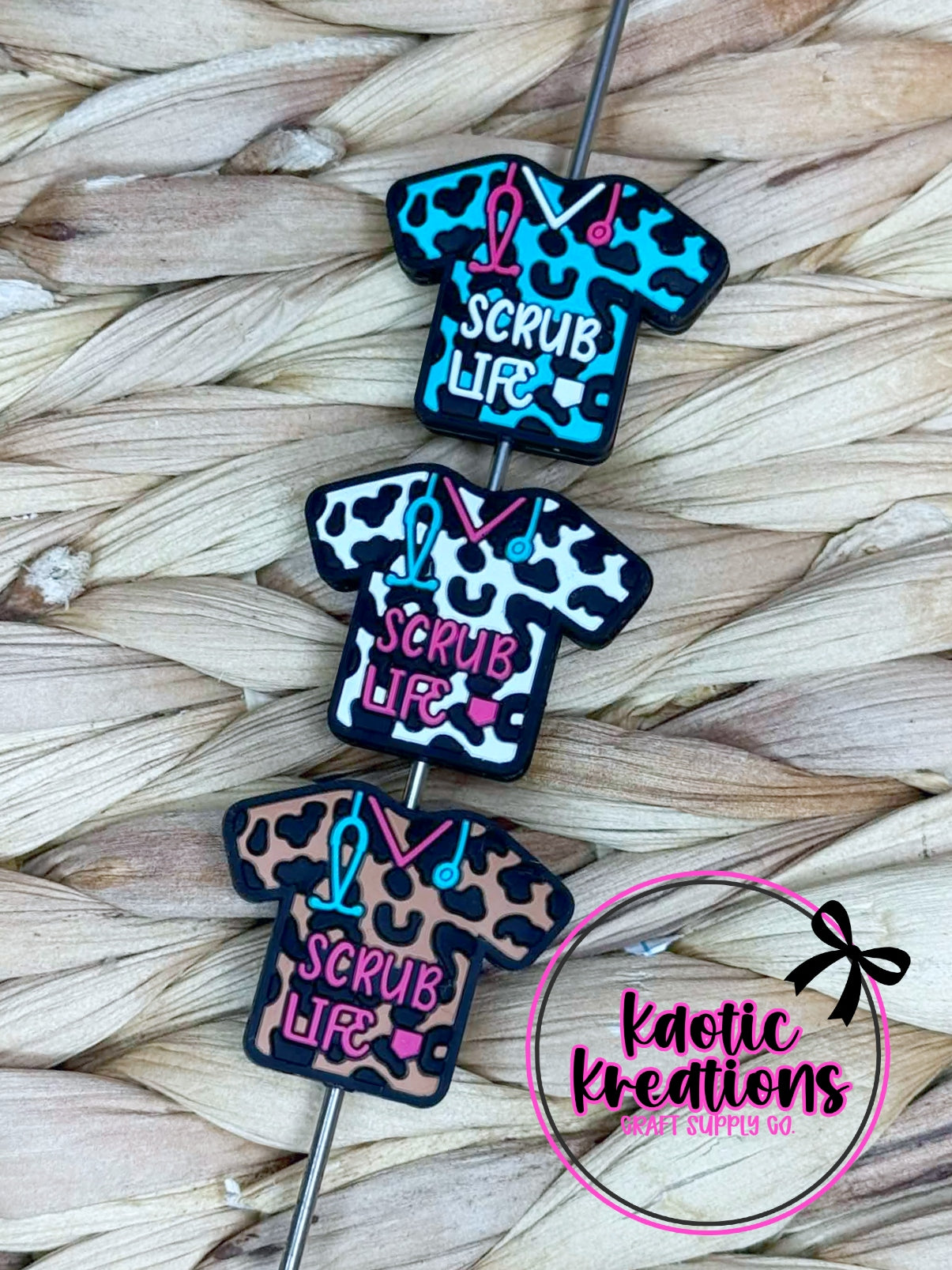 COW PRINT SCRUB LIFE SILICONE FOCAL (1ct)