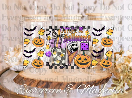 Caffeine & Halloween Wrap