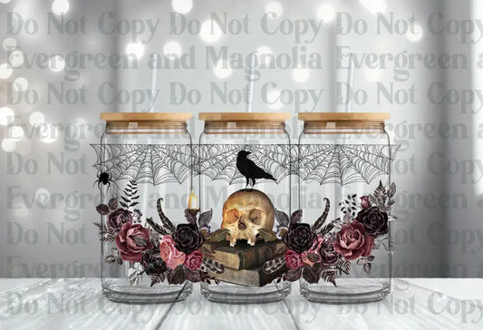 Book & Skull