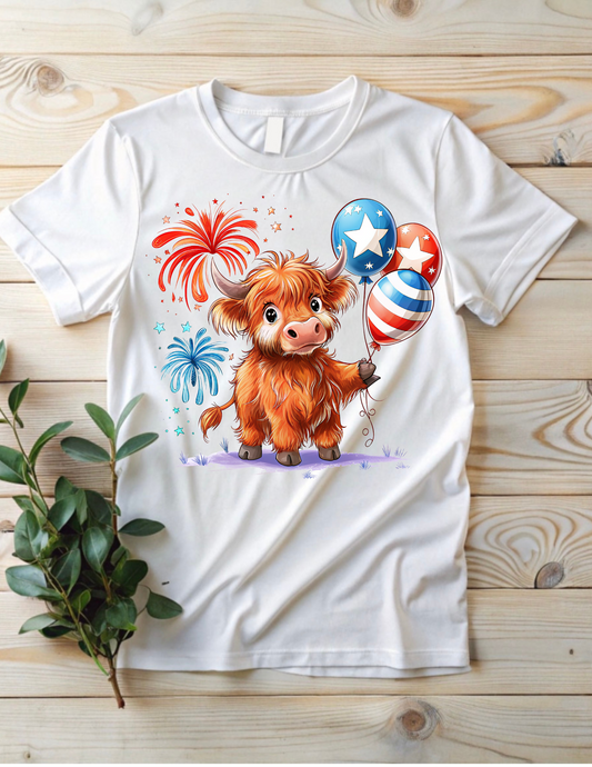 Highland Cow 4th DTF