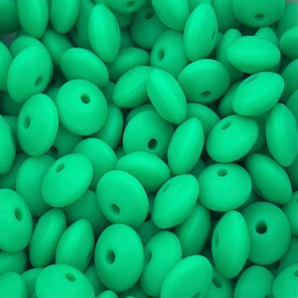 #30 12MM LENTIL JUNGLE GREEN (10ct)