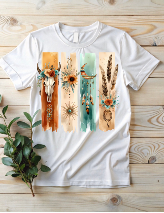 Western brushstroke DTF