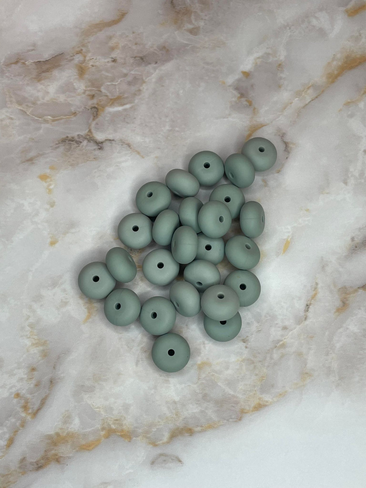 14MM ABACUS BEAD SEA SAGE #43 (10ct)