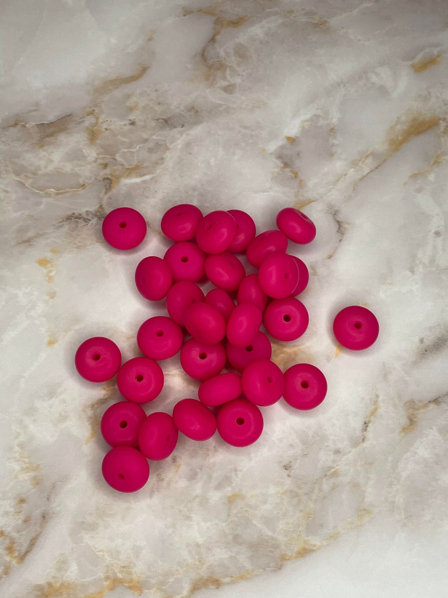 14MM ABACUS BEAD MAGENTA #18 (10ct)
