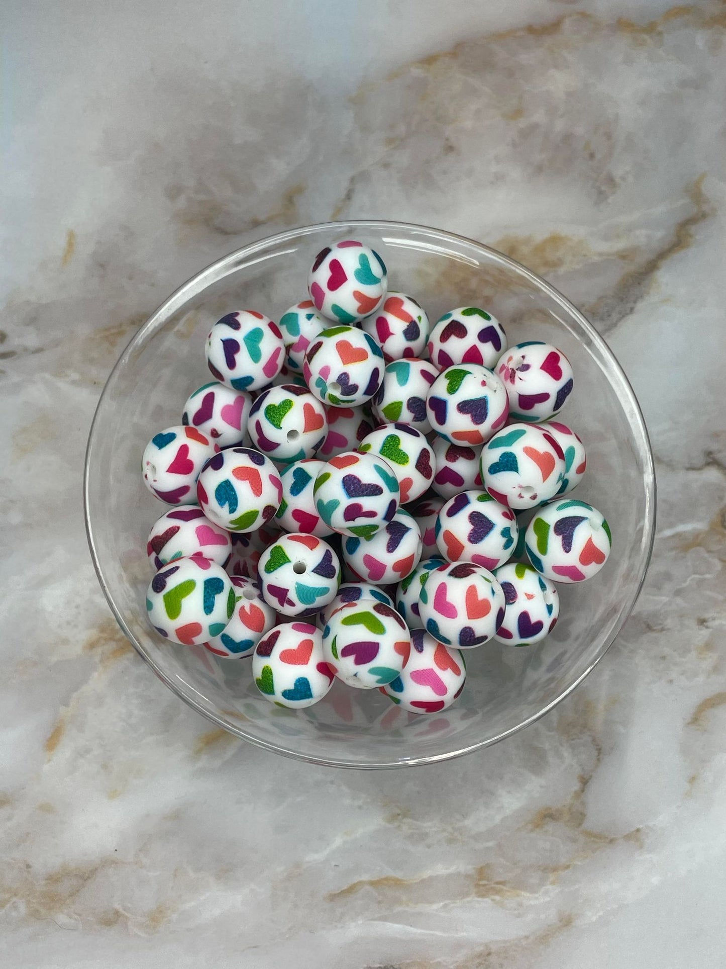 P442 HAPPY HEARTS 15MM PRINT (10ct)