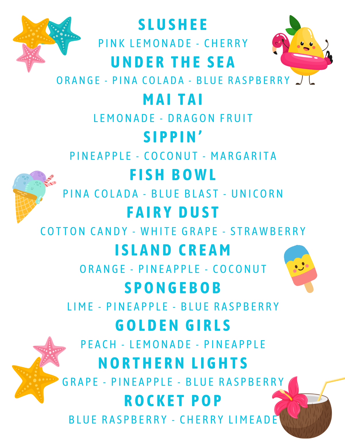 Loaded Tea Menu 4/2