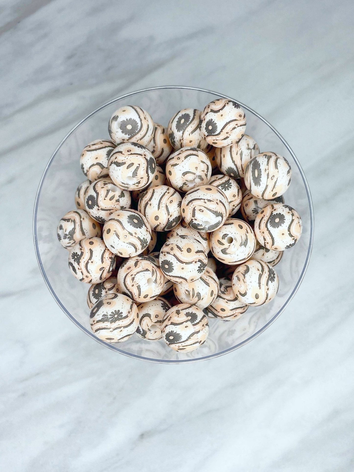 P584 DESERT DAISY 15MM PRINT (10ct)