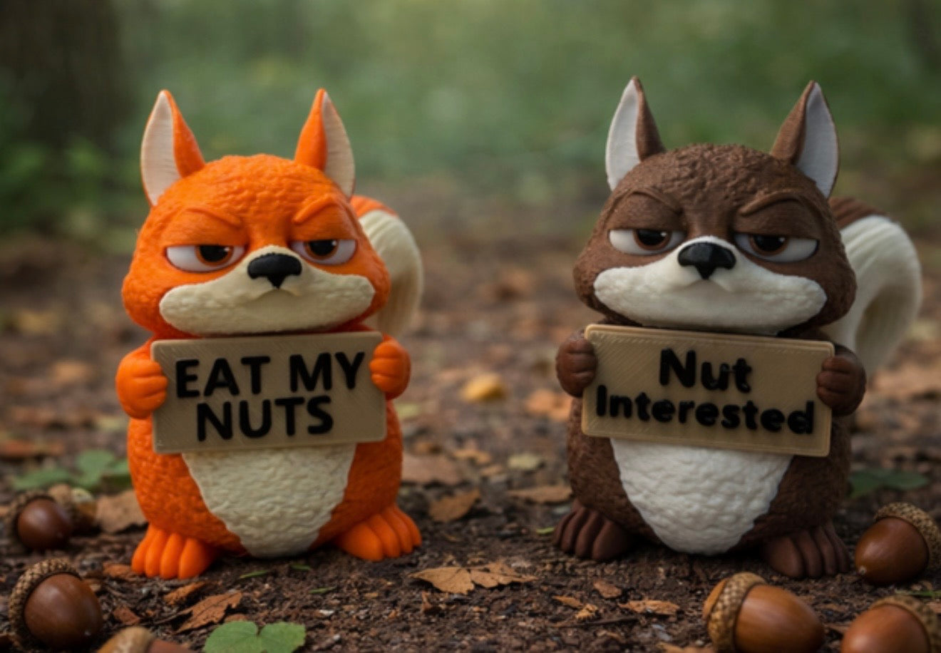 3D Animals W/Attitudes