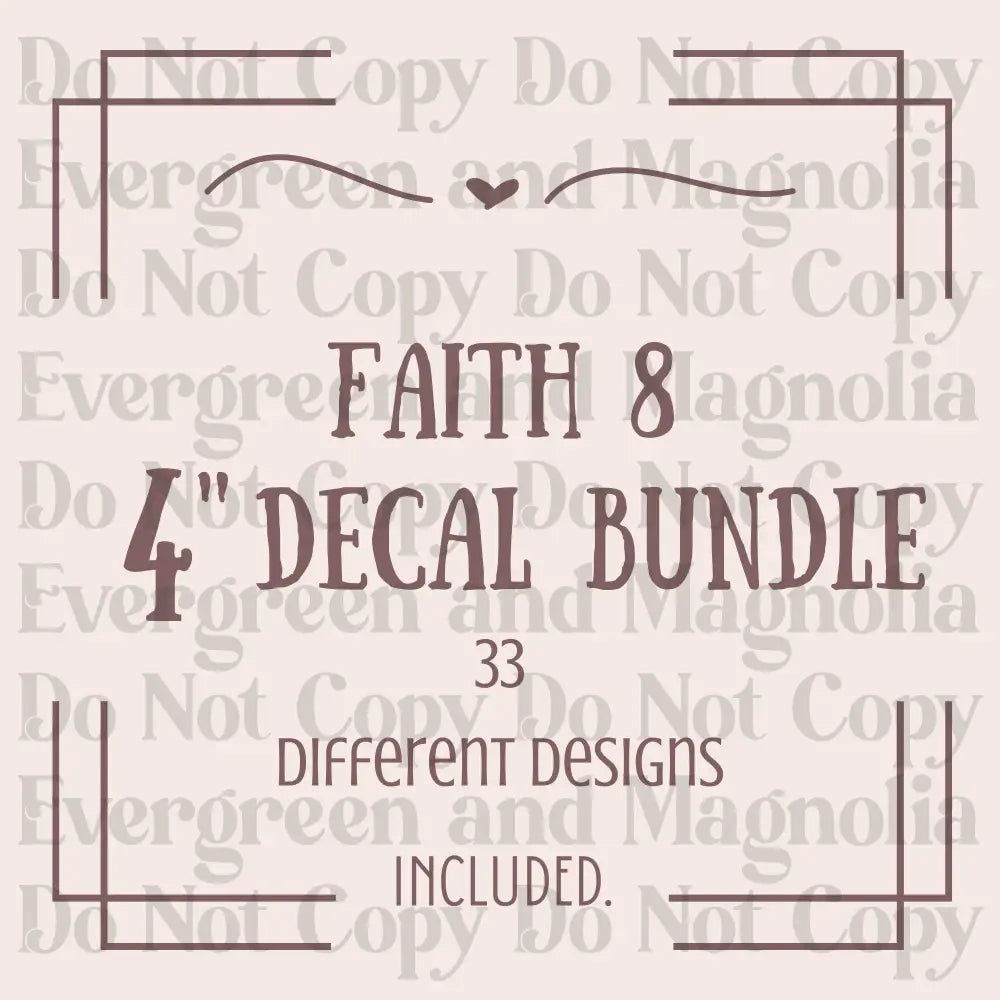 Faith Decal Bundle 8