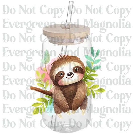 Sloth Decal 6