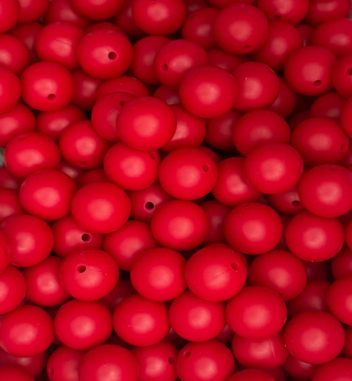 #123 CHRISTMAS RED 15MM SOLID (10ct)