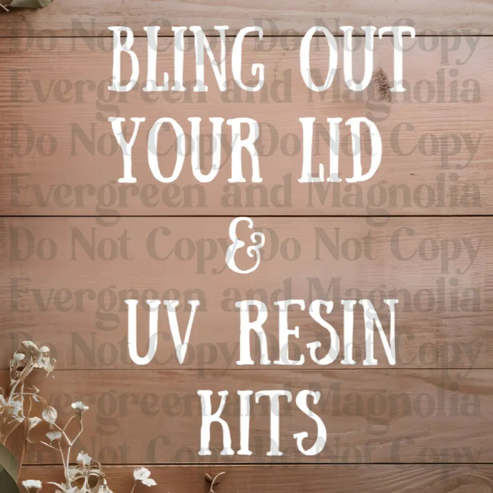 Bling Kit & UV Resin Kit