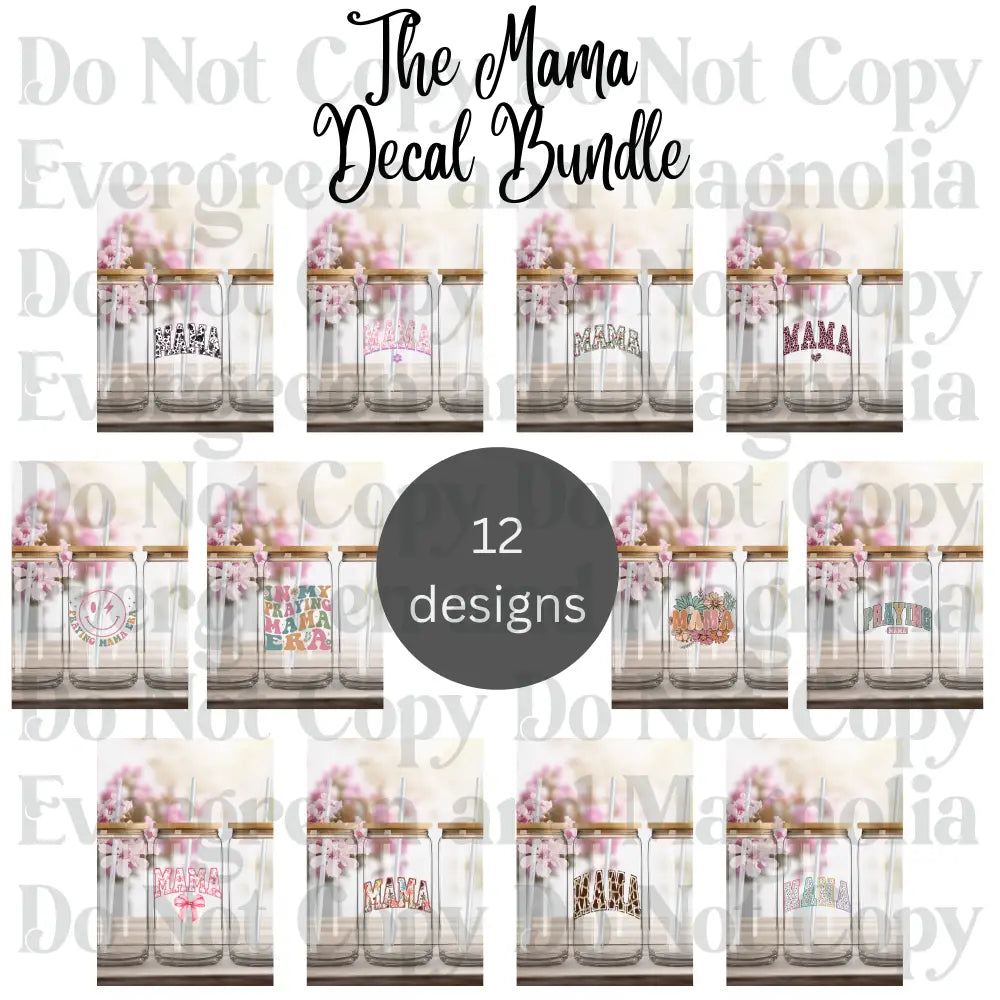 The Mama Decal Bundle