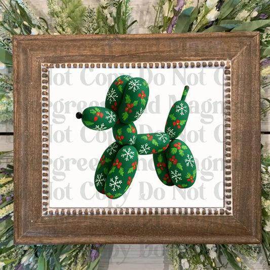 Christmas Balloon dog EM (8)