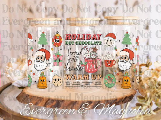 Christmas Hot Chocolate-Christmas ho ho-Retro Christmas-Top
