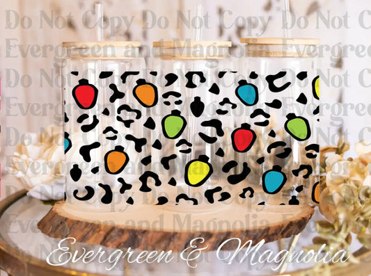 Christmas light Leopard