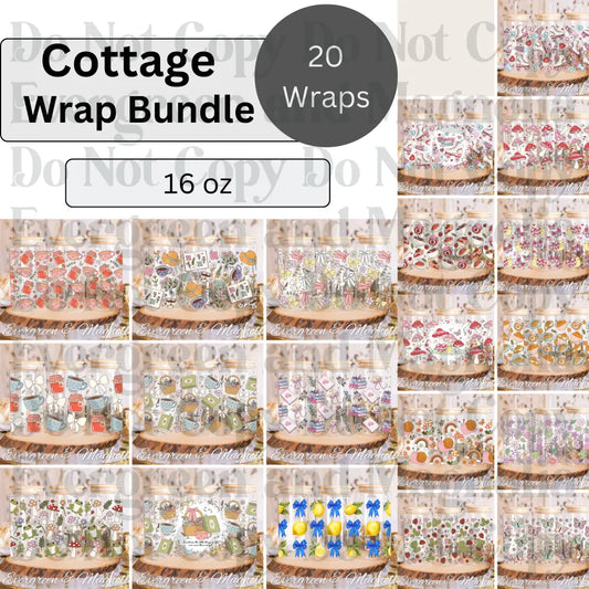 Cottage Bundle 16oz wraps *All 20 wraps included
