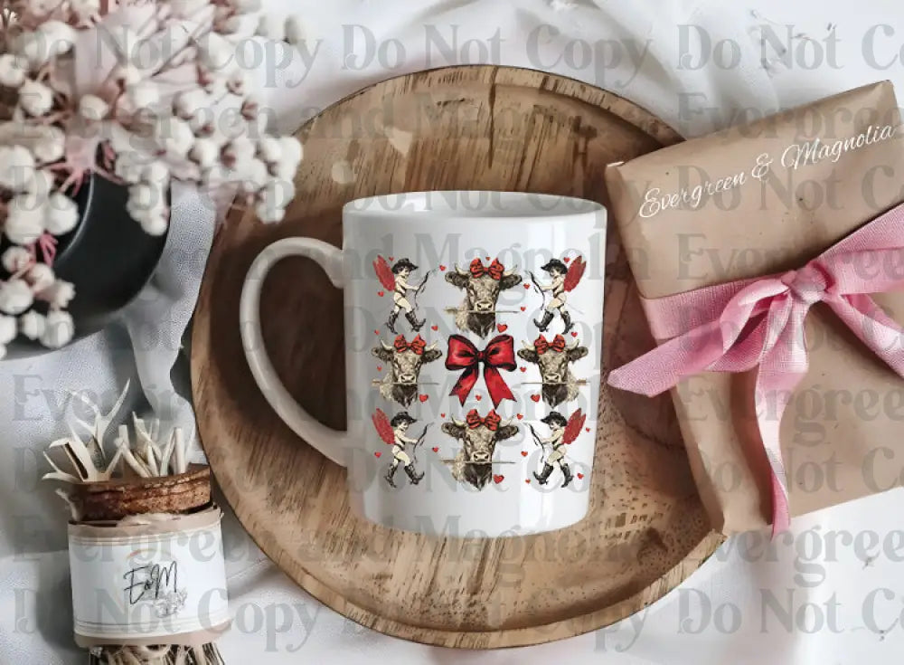 Cupid-Cows-Bows Decals