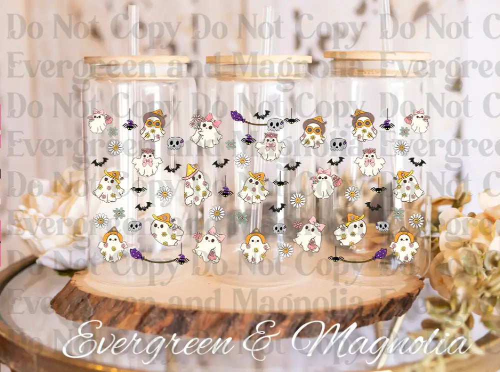 Cute Halloween 16oz UvDTF Wrap Bundle