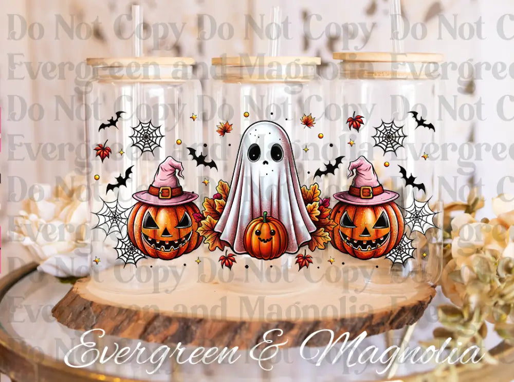 Cute Halloween 16oz UvDTF Wrap Bundle