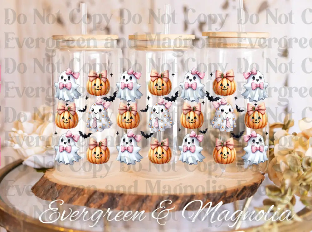 Cute Halloween 16oz UvDTF Wrap Bundle