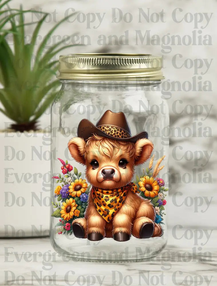 Cute Western Cow Decal Bundle