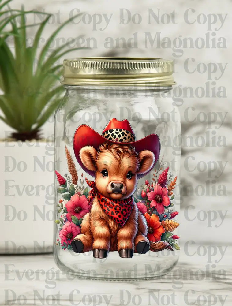 Cute Western Cow Decal Bundle
