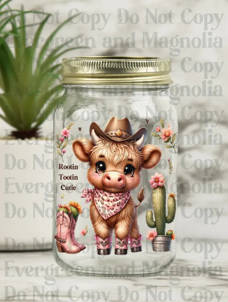 Cute Western Cow Decal Bundle